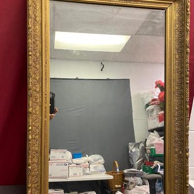 Vintage Mirror. 24â€x36â€