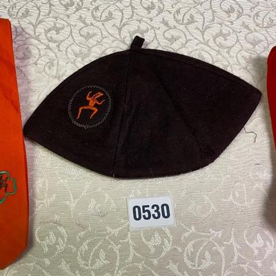 Vintage Girl Scouts Hat and Ties