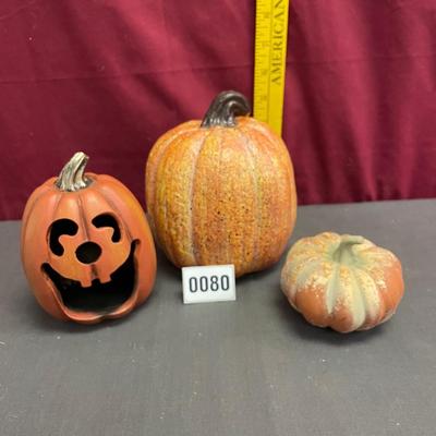 Pumpkin decor