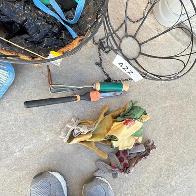 Hanging basket holders & tools