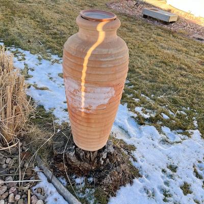 Tall Terra Cotta Vase
