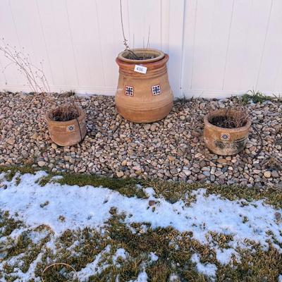 Terra Cotta Mexican Flower pots