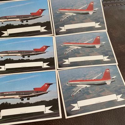 Vintage Boeing Airbus Souvenir Flight Cards From Northwest Pilots ...