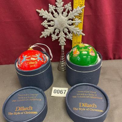 Dillards Christmas ornaments