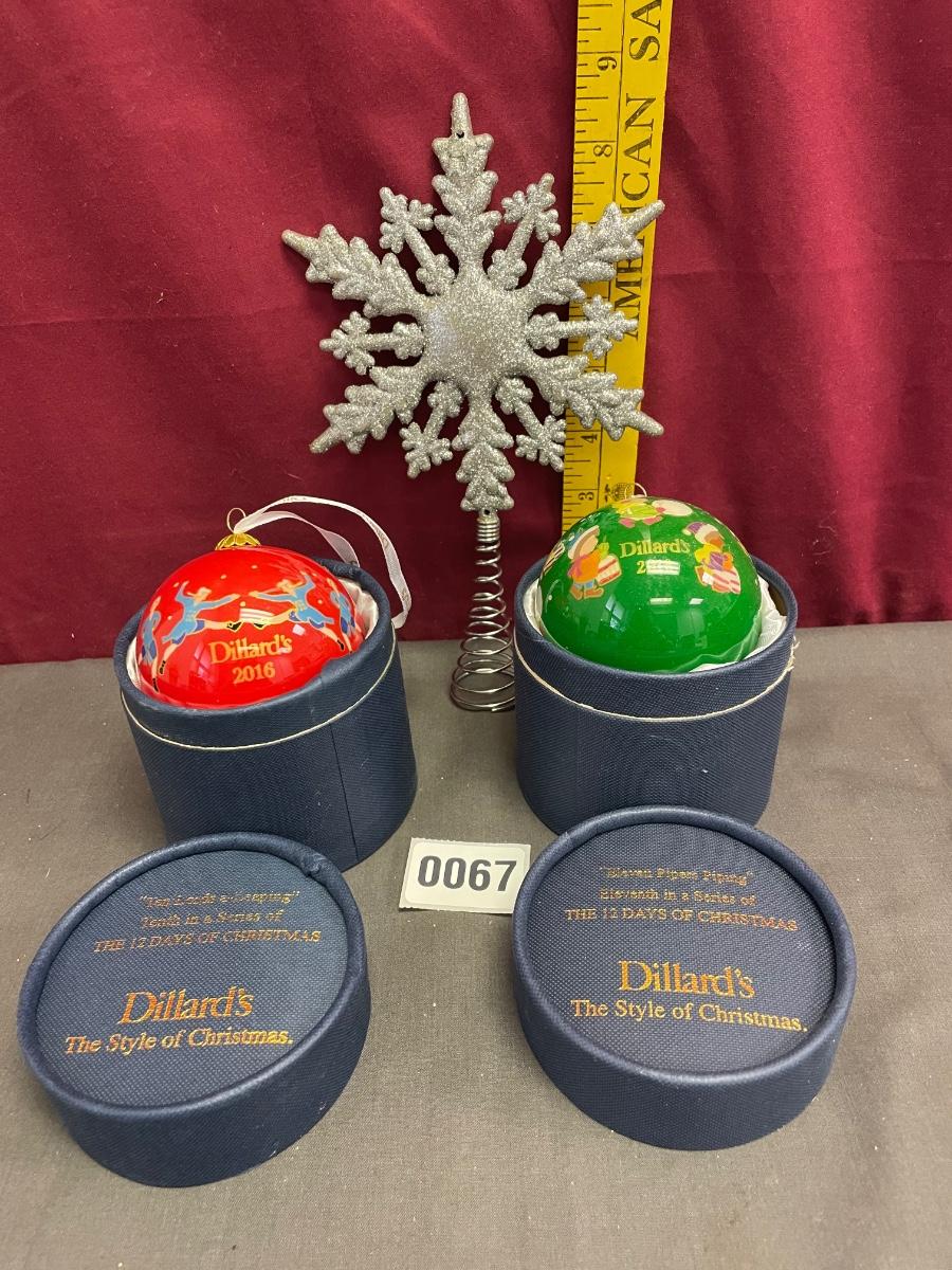 Dillards Christmas ornaments