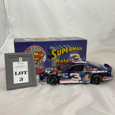 -3- NASCAR | 1:18 Scale Die Cast | 1999 Superman AcDelco Chevrolet | Dale Earnhardt Jr.