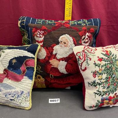 Trio of pillows
