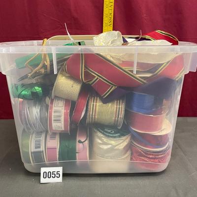 Tote of ribbon