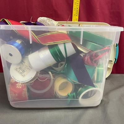 Tote of ribbon