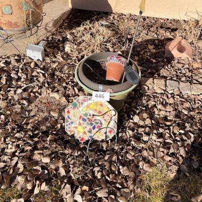 Flower Pots & Yard art