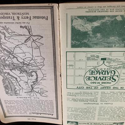 1921 Kelly Tires Travel Guide Mid Atlantic Region 900+pp