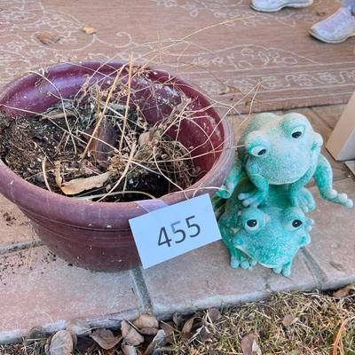 Flower pot & Leap Frogs