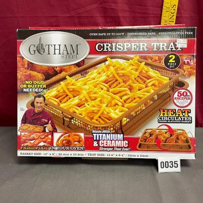 Copper crisper tray