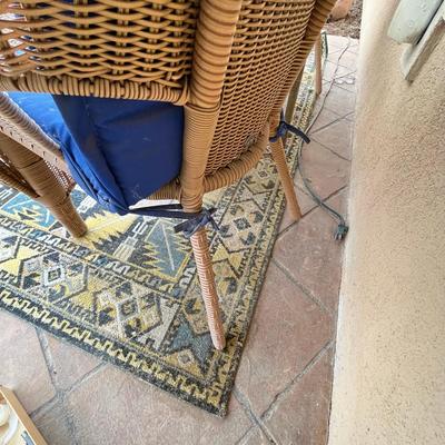 Wicker Chairs & Table