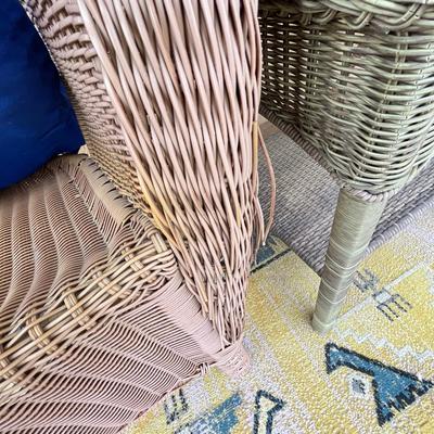 Wicker Chairs & Table