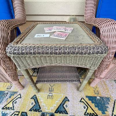 Wicker Chairs & Table