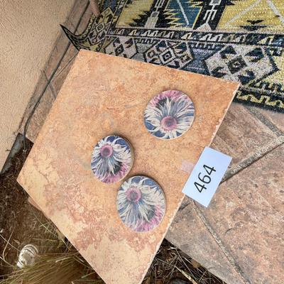 Coasters & tile.