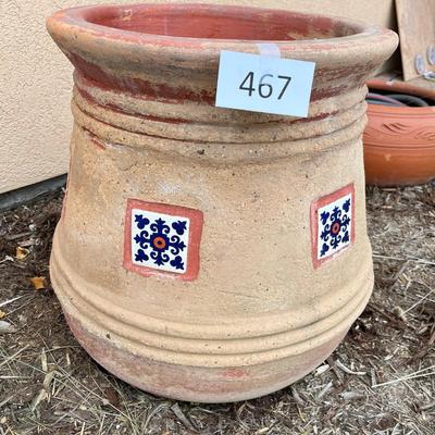 Talavara Style Flower Pot