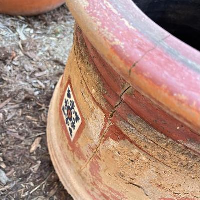 Talavara Style Flower Pot