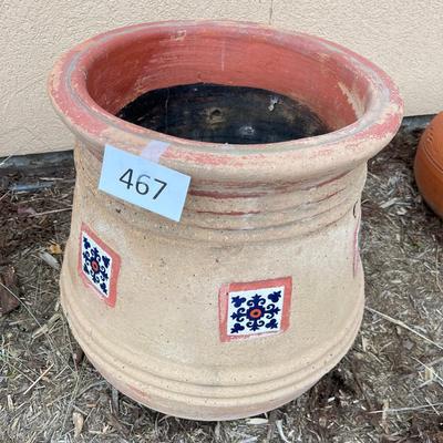 Talavara Style Flower Pot