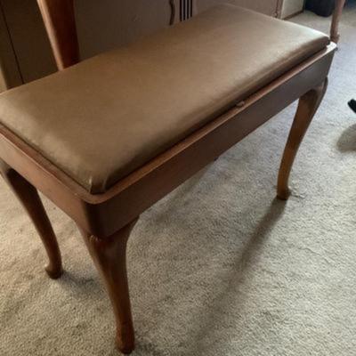 Wurlitzer Piano with Bench.