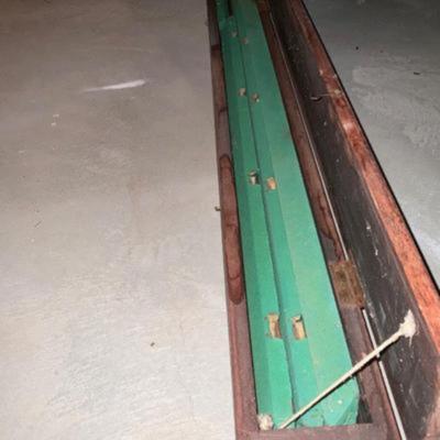 1911 Brunswick Vintage pool table with accessories
