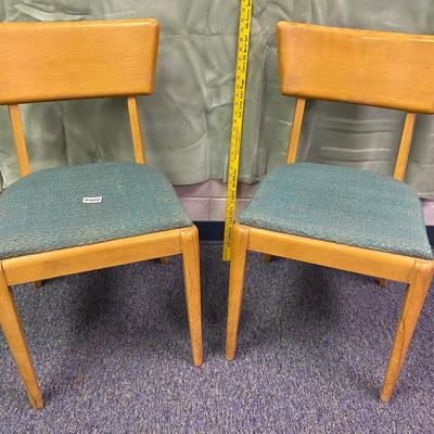 2 Heywood Wakefield Mid Century Desk/Dining Chairs