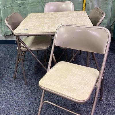 Card Table and Chairs