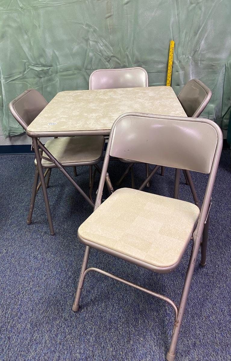 Card Table and Chairs