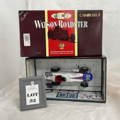 -32- CAROUSEL 1 | 1:18 Scale Die Cast | 1962 Indianapolis 500 Pole | Watson Roadster | Parnelli Jones