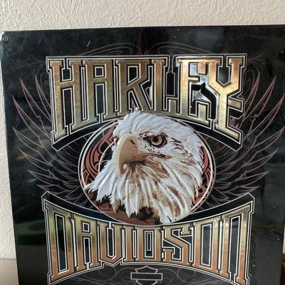 Harley Davidson TIN space sign