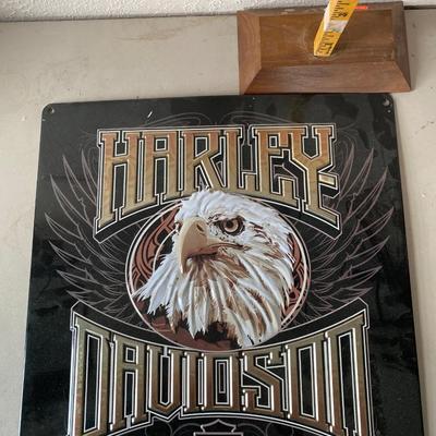 Harley Davidson TIN space sign