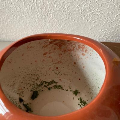 Ceramic football planter