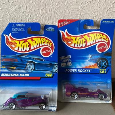 Two unopened hot wheel cars