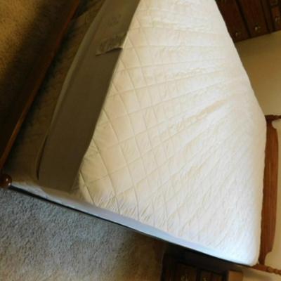 Solid Wood Full Sized Bed includes Mattress Set