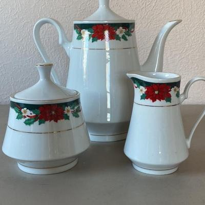 Christmas tea set