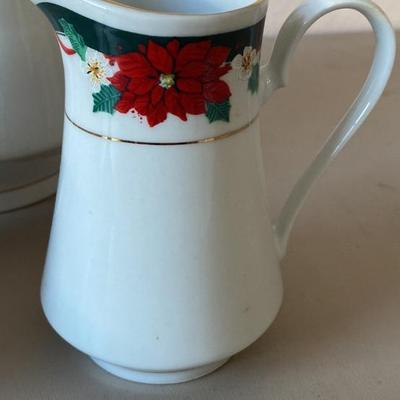 Christmas tea set