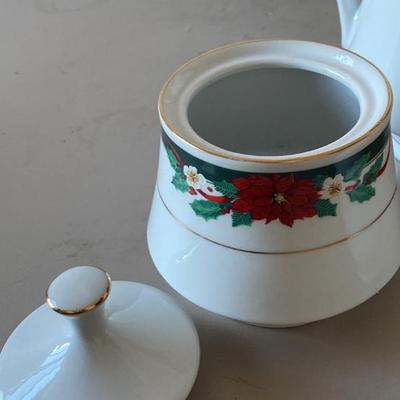 Christmas tea set