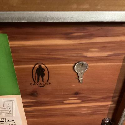 Vintage Cavalier cedar chest