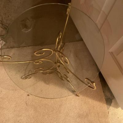 Small glass table