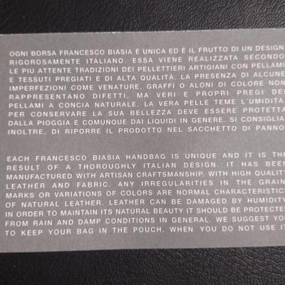 Francesco Biasia Purse