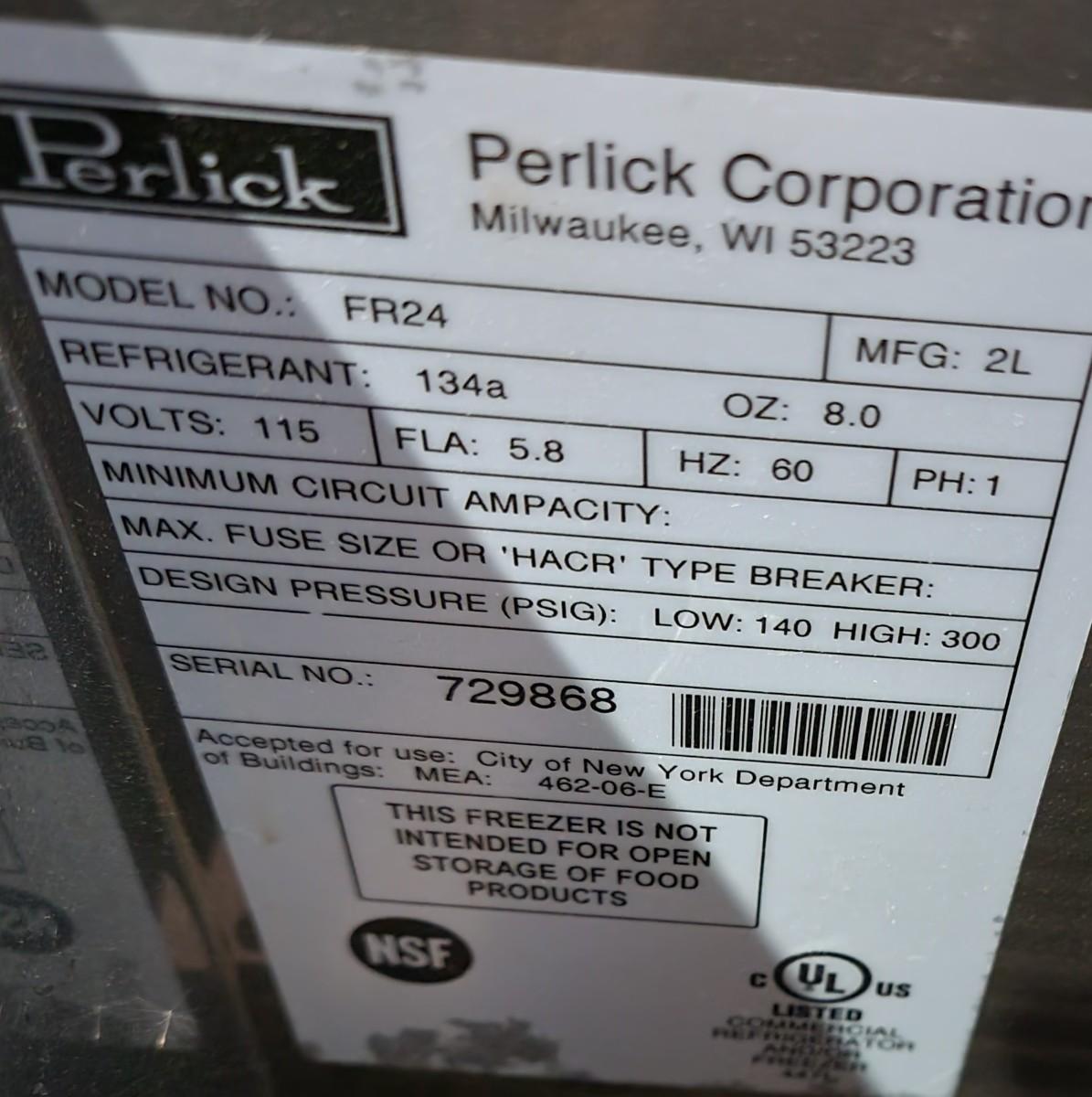 Perlick Mug Chiller
