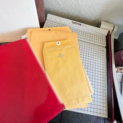 Office supplies w/ Boston Paper Cutter