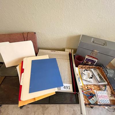 Office supplies w/ Boston Paper Cutter