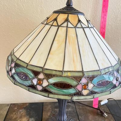 Matching Retro Stained Glass Lamps Tiffany style