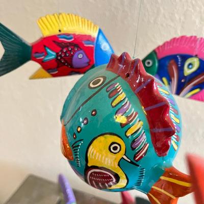 Mexican painted Fish Hanging