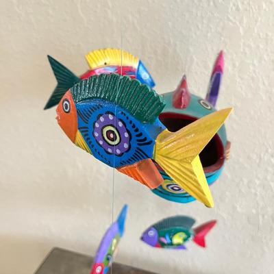 Mexican painted Fish Hanging
