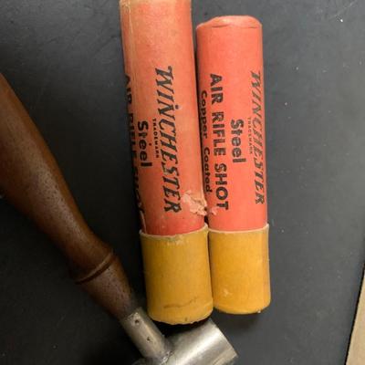 KNIFE AND AMMO LOT