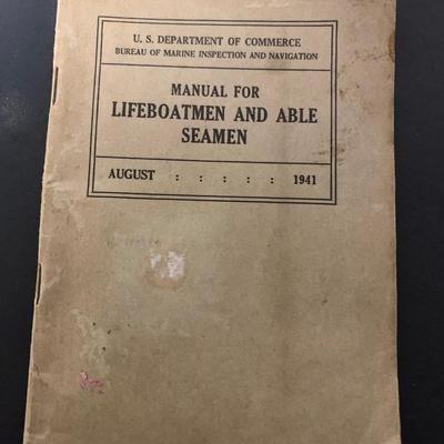 WW2 NAVAL BOOKLET