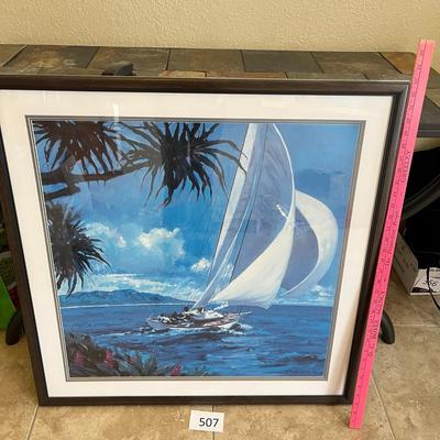 Large Sailboat print